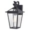 Vaxcel Derby 1 Light Matte Black Motion Sensor Dusk to Dawn Outdoor Wall Lantern Clear Glass Shade T0717 - alternate 6